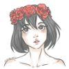 33bede mikasa flower crown